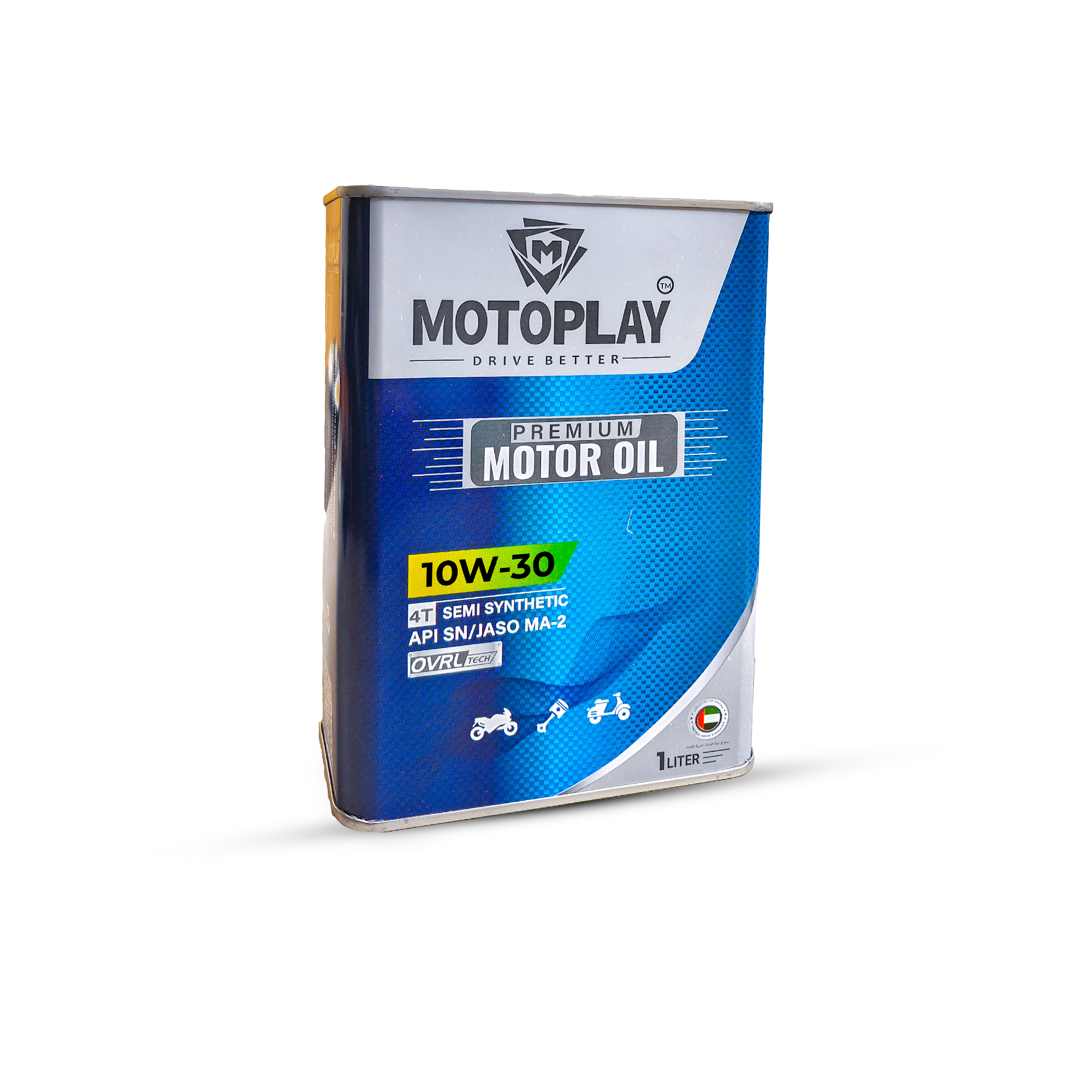 MOTOPLAY Premium Motor Oil (Semi Synthetic-Metal Can)